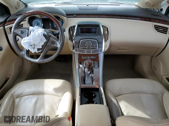 2010 Buick LaCrosse CXS with VIN 1G4GE5EV2AF173837, listed as a Copart auction lot 66584224 with Not Provided miles and Salvage Title. Bid and sale history available at DreamBid. Image 8.