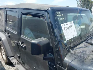 2017 Jeep Wrangler Unlimited Sport with VIN 1C4HJWDG1HL551090, listed as a IAAI auction lot 42619497 with 92,693 mi miles and . Bid and sale history available at DreamBid. Image 13.