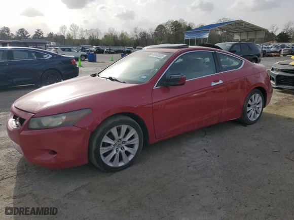 2008 Honda Accord Cpe EX-L with VIN 1HGCS22878A012451, listed as a Copart auction lot 48540555 with NaN miles and Clean Title. Bid and sale history available at carsss.com. Image 1.