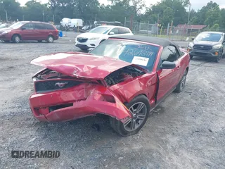 2010 Ford Mustang V6 with VIN 1ZVBP8EN1A5110063, listed as a IAAI auction lot 42698144 with 215,245 mi miles and . Bid and sale history available at DreamBid. Image 2.