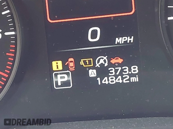 2024 Subaru Impreza with VIN JF1GUABC4R8302590, listed as a IAAI auction lot 42257875 with 14,842 mi miles and . Bid and sale history available at DreamBid. Image 15.