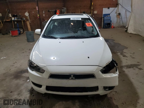 2011 Mitsubishi Lancer ES with VIN JA32U2FUXBU009222, listed as a Copart auction lot 76024934 with Not Provided miles and Salvage Title. Bid and sale history available at carsss.com. Image 5.