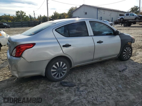 2016 Nissan Versa S with VIN 3N1CN7AP8GL862269, listed as a Copart auction lot 50118325 with 0 mi miles and Non Repairable. Bid and sale history available at carsss.com. Image 3.