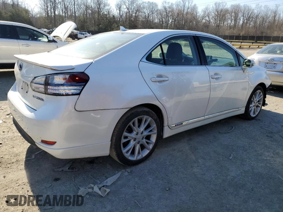 2010 Lexus HS 250h z VIN JTHBB1BA1A2006568, wystawiony jako Copart lot #47239005 z przebiegiem 80 661 mil mil oraz Szkoda całkowita • Salvage title. Historia ofert i sprzedaży dostępna na DreamBid. Obrazek 3.