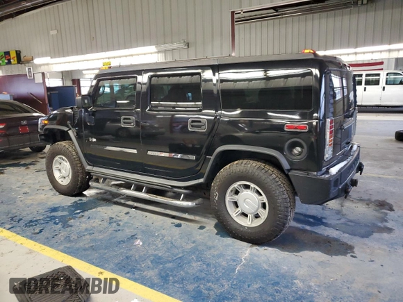 2003 Hummer H2 with VIN 5GRGN23U73H116472, listed as a Copart auction lot 86919214 with 172,543 mi miles and Salvage Title. Bid and sale history available at carsss.com. Image 2.