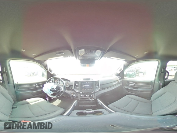 2021 Ram 1500 Big Horn with VIN 1C6SRFFTXMN696546, listed as a Copart auction lot 57255845 with 64,550 mi miles and Salvage title. Bid and sale history available at DreamBid. Image 14.
