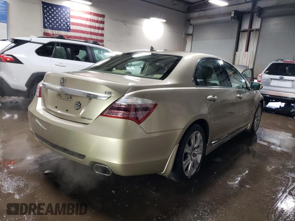 2009 Acura RL Technology z VIN JH4KB26619C001663, wystawiony jako Copart lot #47547405 z przebiegiem 116 087 mil mil oraz Szkoda całkowita • Salvage title. Historia ofert i sprzedaży dostępna na DreamBid. Obrazek 3.