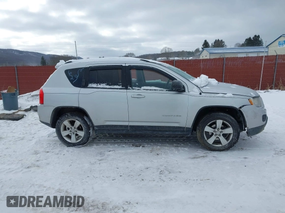 2013 Jeep Compass Sport with VIN 1C4NJDBB1DD113866, listed as a IAAI auction lot 41246375 with 204,405 mi miles. Bid and sale history available at carsss.com. Image 14.