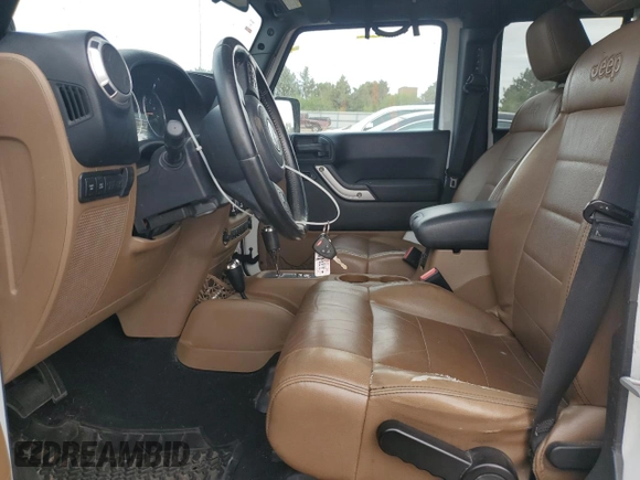 2012 Jeep Wrangler Unlimited Call of Duty MW3 with VIN 1C4BJWFG7CL266678, listed as a Copart auction lot 55753375 with 155,092 mi miles and Salvage title. Bid and sale history available at DreamBid. Image 7.