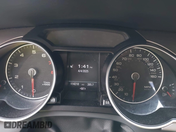 2013 Audi A5 Premium Plus with VIN WAULFAFH8DN015687, listed as a IAAI auction lot 41912597 with 114,218 mi miles. Bid and sale history available at carsss.com. Image 16.