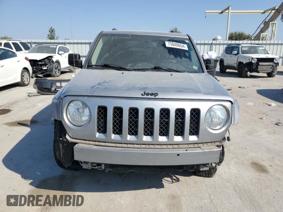 2017 Jeep Patriot Sport with VIN 1C4NJPBA6HD149986, listed as a Copart auction lot 75048654 with 117,003 mi miles and Salvage Title. Bid and sale history available at carsss.com. Image 5.