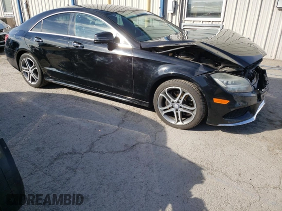 2015 Mercedes-Benz CLS-Class CLS 400 with VIN WDDLJ6FB3FA133981, listed as a Copart auction lot 45456704 with 93,020 mi miles. Bid and sale history available at carsss.com. Image 4.