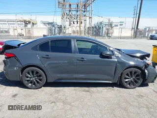 2023 Toyota Corolla Hybrid LE with VIN JTDBCMFEXP3018606, listed as a IAAI auction lot 41857107 with 46,038 mi miles. Bid and sale history available at carsss.com. Image 13.