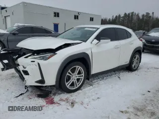 2021 Lexus UX with VIN JTHP9JBH6M2039598, listed as a Copart auction lot 43122745 with 66,383 mi miles and Salvage Title. Bid and sale history available at carsss.com. Image 1.