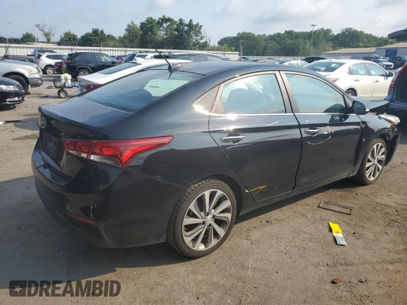 2021 Hyundai Accent Limited with VIN 3KPC34A63ME135646, listed as a Copart auction lot 65554694 with 157,466 mi miles and Salvage Title. Bid and sale history available at carsss.com. Image 3.