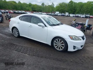 2012 Lexus IS 250 with VIN JTHCF5C28C5057350, listed as a IAAI auction lot 42196528 with 131,828 mi miles and . Bid and sale history available at DreamBid. Image 1.
