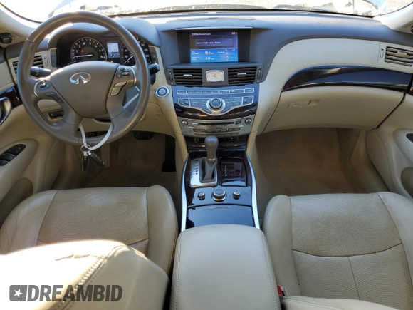 2012 Infiniti M with VIN JN1BY1AR3CM395120, listed as a Copart auction lot 78473494 with 126,159 mi miles and Salvage Title. Bid and sale history available at carsss.com. Image 8.