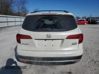 2016 Honda Pilot Elite with VIN 5FNYF6H06GB035629, listed as a Copart auction lot 41771555 with 114,419 mi miles and Clean Title. Bid and sale history available at carsss.com. Image 6.