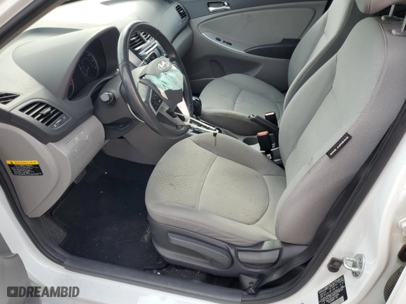 2014 Hyundai Accent SE with VIN KMHCU5AE6EU194568, listed as a Copart auction lot 46451645 with 70,976 mi miles and Salvage Title. Bid and sale history available at carsss.com. Image 7.