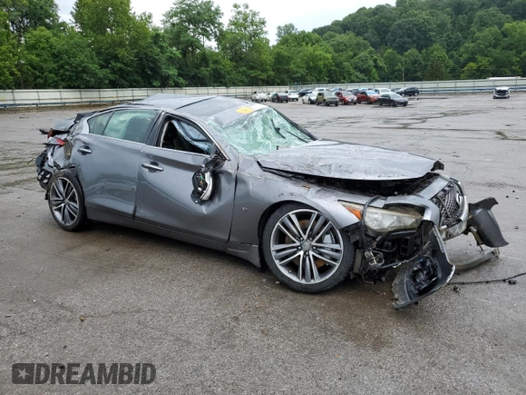2015 Infiniti Q50 Premium с VIN JN1BV7AR4FM409526, выставлен на аукционе Copart как лот 64749215 с пробегом 82 952 миль миль и Списание • Salvage title. История ставок и продаж доступна на DreamBid. Изображение 4.