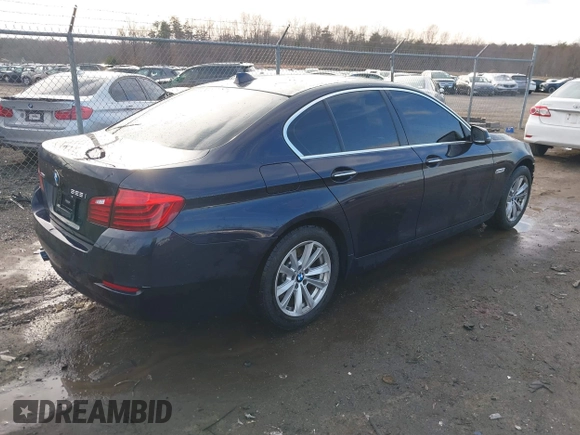 2015 BMW 5 Series 528i xDrive with VIN WBA5A7C5XFD624325, listed as a IAAI auction lot 41528322 with 111,054 mi miles and . Bid and sale history available at carsss.com. Image 4.
