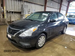 2019 Nissan Versa SV with VIN 3N1CN7AP1KL851784, listed as a Copart auction lot 60997845 with 96,799 mi miles and Salvage title. Bid and sale history available at DreamBid. Image 1.