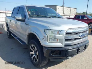 2015 Ford F-150 XLT with VIN 1FTEW1EF5FFA53063, listed as a IAAI auction lot 41779022 with 1,568,851 mi miles. Bid and sale history available at carsss.com. Image 1.