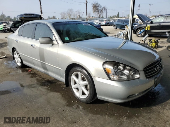 2003 Infiniti Q45 z VIN JNKBF01A03M101890, wystawiony jako Copart lot #86930994 z przebiegiem 158 134 mil mil oraz Szkody całkowita. Historia ofert i sprzedaży dostępna na DreamBid. Obrazek 4.