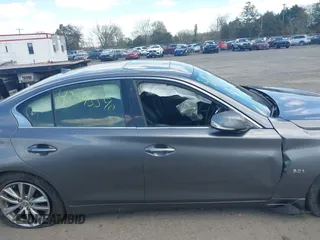 2017 Infiniti Q50 3.0t Premium with VIN JN1EV7AR7HM832617, listed as a IAAI auction lot 42043540 with 94,807 mi miles. Bid and sale history available at carsss.com. Image 13.