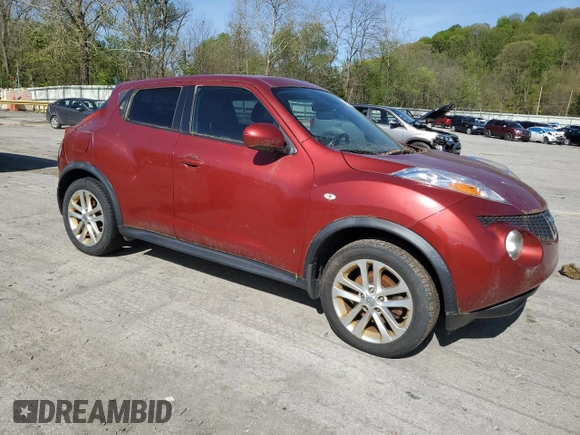 2012 Nissan Juke SL with VIN JN8AF5MV4CT111650, listed as a Copart auction lot 54956025 with 125,132 mi miles and Clean Title. Bid and sale history available at carsss.com. Image 4.