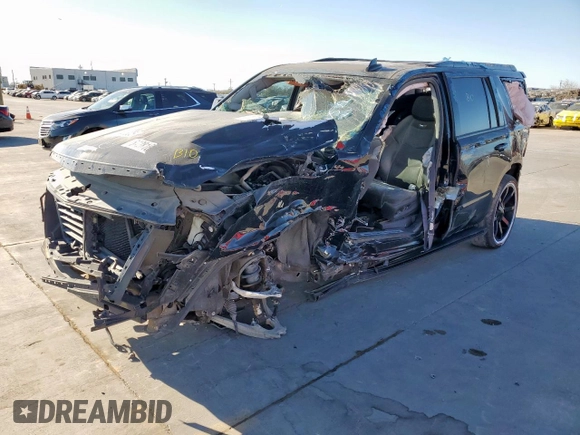 2015 Cadillac Escalade Premium z VIN 1GYS3NKJ3FR505290, wystawiony jako Copart lot #50048805 z przebiegiem Nie podano mil oraz Szkody całkowita. Historia ofert i sprzedaży dostępna na DreamBid. Obrazek 1.