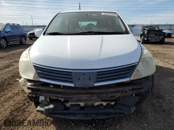 2007 Nissan Versa 1.8 S with VIN 3N1BC13E27L378429, listed as a Copart auction lot 48575995 with 92,504 mi miles and Salvage Title. Bid and sale history available at carsss.com. Image 5.
