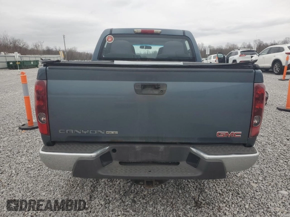 2007 GMC Canyon SLE2 with VIN 1GTDT13E878163870, listed as a Copart auction lot 50991665 with 281,636 mi miles and Salvage Title. Bid and sale history available at carsss.com. Image 6.