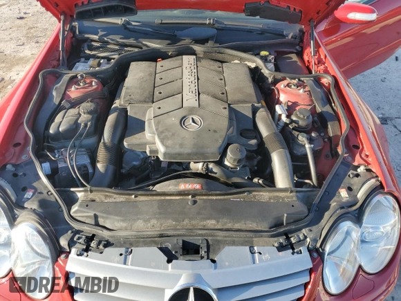 2005 Mercedes-Benz SL 500 z VIN WDBSK75F75F094745, wystawiony jako Copart lot #43600645 z przebiegiem Nie podano mil oraz Szkoda całkowita • Salvage title. Historia ofert i sprzedaży dostępna na DreamBid. Obrazek 12.