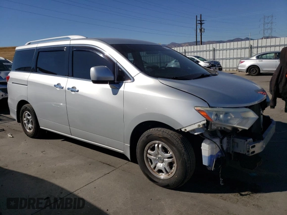 2014 Nissan Quest SV with VIN JN8AE2KP6E9101367, listed as a Copart auction lot 78171764 with 101,213 mi miles and Salvage Title. Bid and sale history available at carsss.com. Image 4.