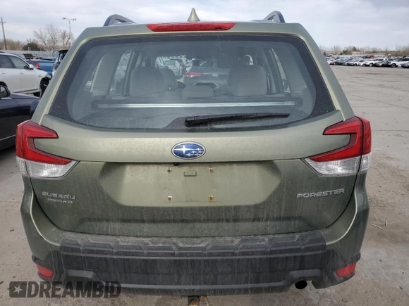 2020 Subaru Forester with VIN JF2SKADC7LH524279, listed as a Copart auction lot 48064225 with 46,633 mi miles and Salvage Title. Bid and sale history available at carsss.com. Image 6.
