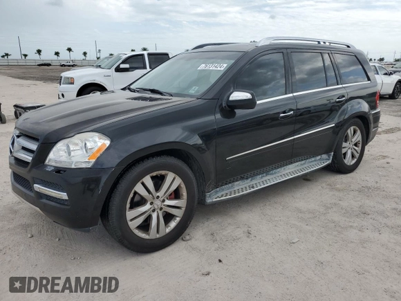 2010 Mercedes-Benz GL-Class GL 450 with VIN 4JGBF7BEXAA560138, listed as a Copart auction lot 76131424 with 0 mi miles and Salvage Title. Bid and sale history available at carsss.com. Image 1.