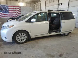 2016 Toyota Sienna XLE with VIN 5TDYK3DC1GS712589, listed as a Copart auction lot 53481245 with 125,487 mi miles and Salvage Title. Bid and sale history available at carsss.com. Image 1.