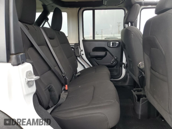 2022 Jeep Wrangler Unlimited Willys with VIN 1C4HJXDN3NW263019, listed as a Copart auction lot 80933014 with 16,231 mi miles and Salvage Title. Bid and sale history available at DreamBid. Image 10.