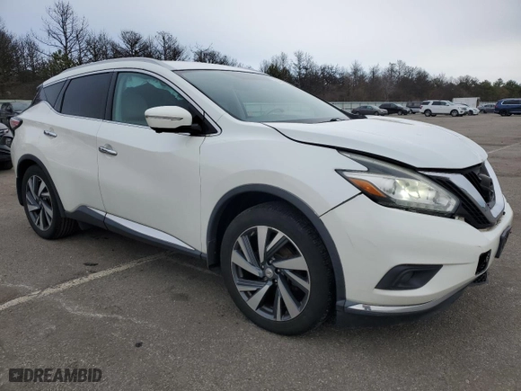 2015 Nissan Murano SL with VIN 5N1AZ2MH7FN206221, listed as a Copart auction lot 52401835 with 172,611 mi miles and Salvage Title. Bid and sale history available at carsss.com. Image 4.