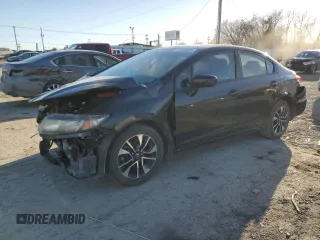 2014 Honda Civic Sedan EX with VIN 19XFB2F82EE084298, listed as a Copart auction lot 47322235 with 0 mi miles and Salvage Title. Bid and sale history available at carsss.com. Image 1.