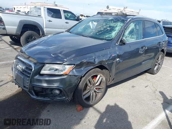 2017 Audi SQ5 with VIN WA1VCBFP0HA075147, listed as a IAAI auction lot 41765465 with 109,003 mi miles and . Bid and sale history available at DreamBid. Image 18.