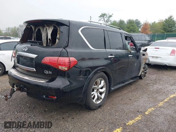 2013 Infiniti QX56 z VIN JN8AZ2NC0D9330588, wystawiony jako IAAI lot #42067177 z przebiegiem 127 000 mil mil oraz . Historia ofert i sprzedaży dostępna na DreamBid. Obrazek 4.