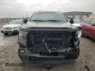 2016 Ford F-150 XLT with VIN 1FTEW1EFXGKF18400, listed as a Copart auction lot 55776805 with 128,771 mi miles and Salvage title. Bid and sale history available at DreamBid. Image 5.