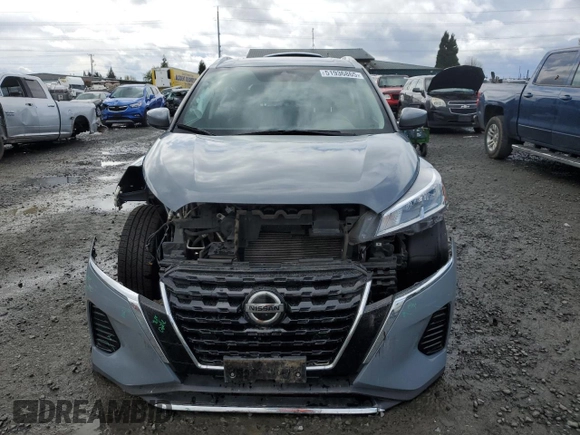 2021 Nissan Kicks SV with VIN 3N1CP5CV1ML544046, listed as a Copart auction lot 51936865 with 49,373 mi miles and Salvage Title. Bid and sale history available at DreamBid. Image 5.