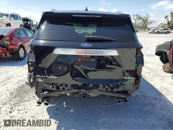 2021 Ford Explorer Platinum with VIN 1FM5K8HC7MGB00084, listed as a Copart auction lot 60542415 with 36,688 mi miles and Salvage title. Bid and sale history available at DreamBid. Image 6.