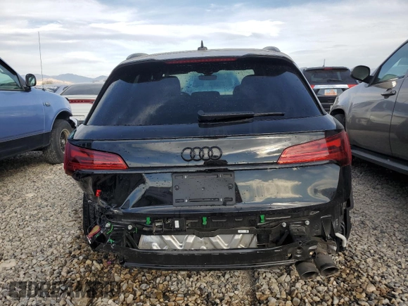 2023 Audi SQ5 Premium Plus with VIN WA1B4AFY8P2145974, listed as a Copart auction lot 74813564 with 15,394 mi miles and Salvage Title. Bid and sale history available at carsss.com. Image 6.