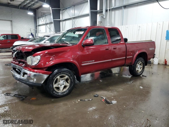 2001 Toyota Tundra Ltd with VIN 5TBBT48181S203438, listed as a Copart auction lot 45710975 with 233,909 mi miles and Salvage Title. Bid and sale history available at carsss.com. Image 1.