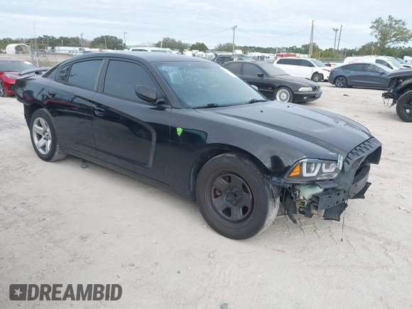 2012 Dodge Charger Police z VIN 2C3CDXAT6CH305154, wystawiony jako IAAI lot #41366892 z przebiegiem 155 824 mil mil oraz . Historia ofert i sprzedaży dostępna na DreamBid. Obrazek 1.