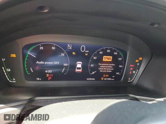 2024 Honda Accord Sport with VIN 1HGCY2F57RA001983, listed as a Copart auction lot 57445715 with 21,382 mi miles and Salvage title. Bid and sale history available at DreamBid. Image 9.